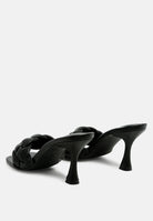 Stylish London Rag International women's heels featuring braided straps, perfect vacation worthy footwear