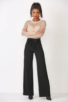 Cemi Ceri women's tie front pants in black, perfect for casual outings