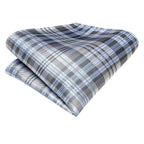 Plaid pocket square, stylish accessory for formal attire, how to fold a pocket square