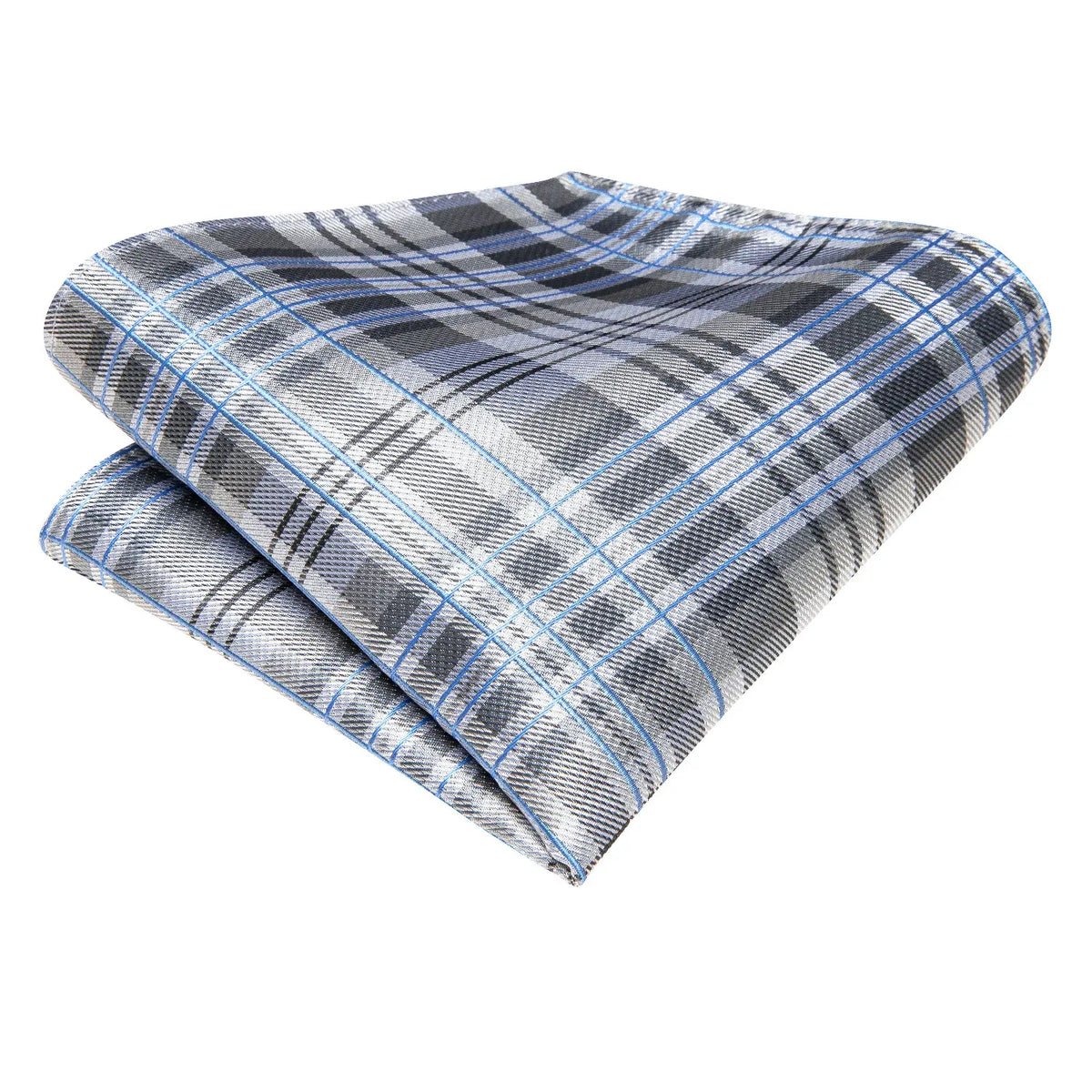Plaid pocket square, stylish accessory for formal attire, how to fold a pocket square
