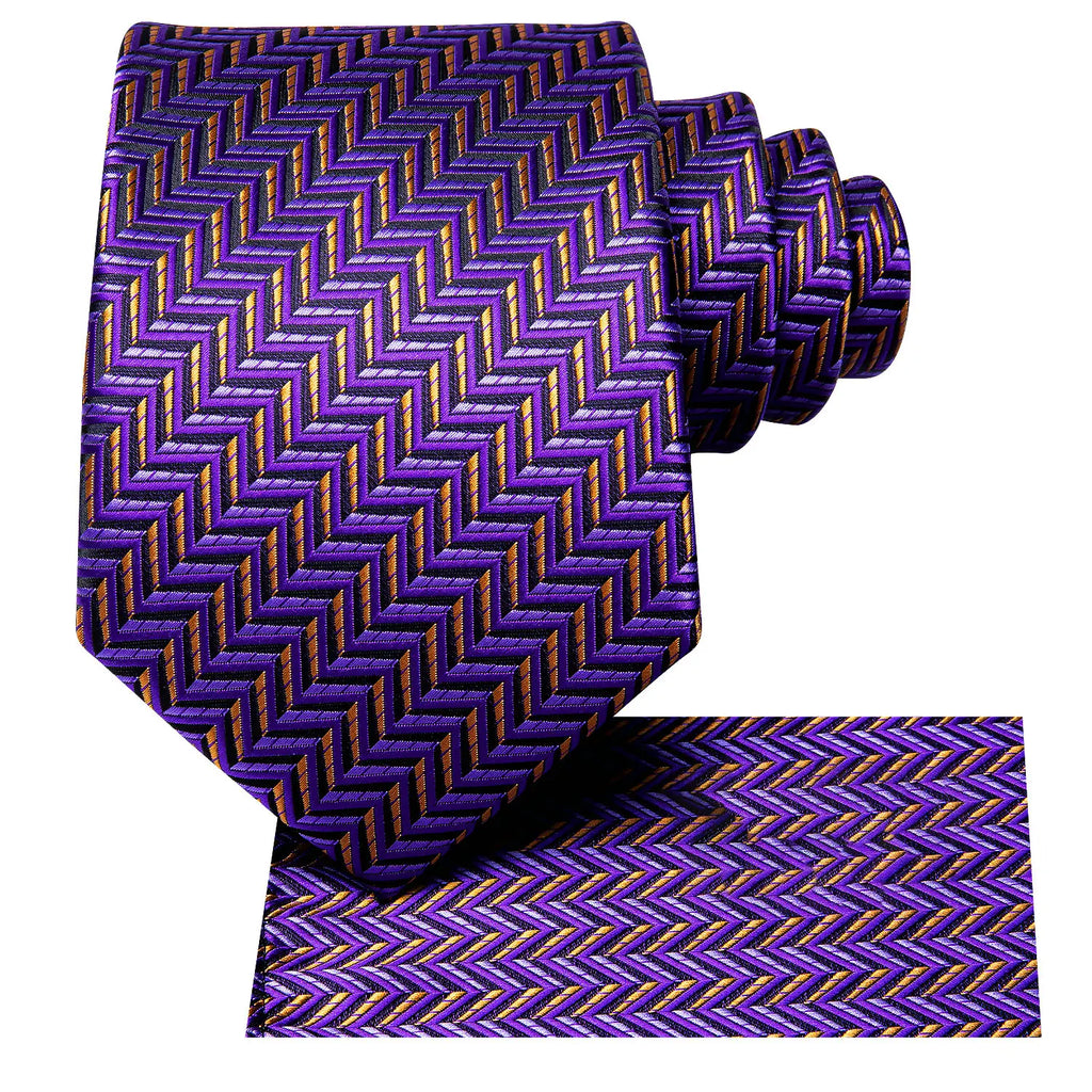 Purple herringbone necktie, silk fabric, perfect for formal events, necktie how to tie