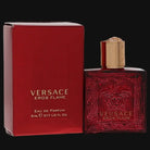 Versace Eros Flame cologne for men in a 5ml bottle with a bold red design and elegant packaging