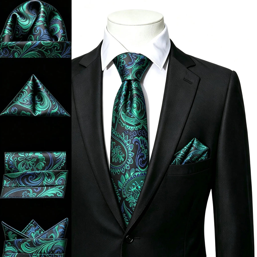 Men's silk pocket square tutorial on how fold a pocket square