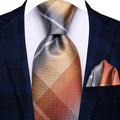 Men's silk tie and pocket square set, how to fold a pocket square