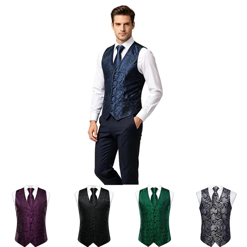 Men's waistcoat for mens in multiple colors, formal wear for events
