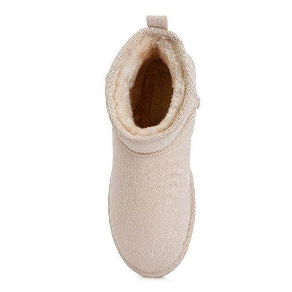 Vesper High Ankle Flat Winter Boots - VacationGrabs