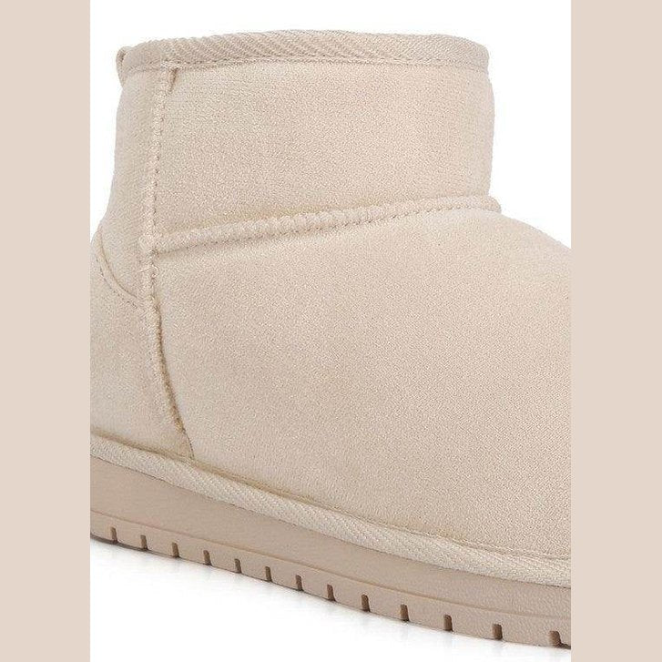 Vesper High Ankle Flat Winter Boots - VacationGrabs