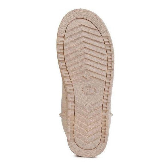 Vesper High Ankle Flat Winter Boots - VacationGrabs