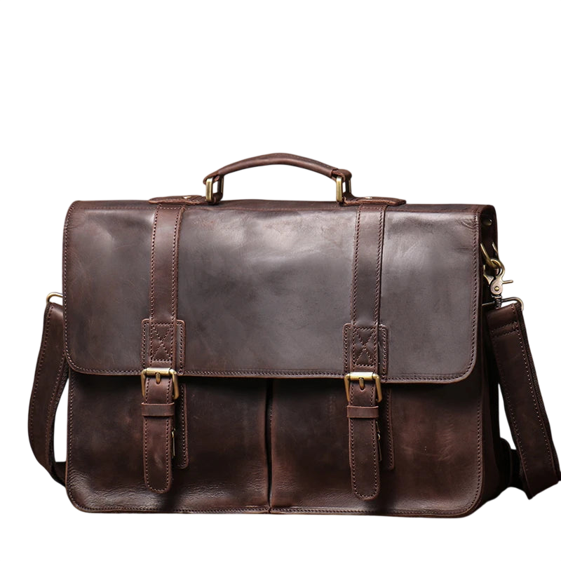Luxury Leather Laptop and Bag for Travel Enthusiasts