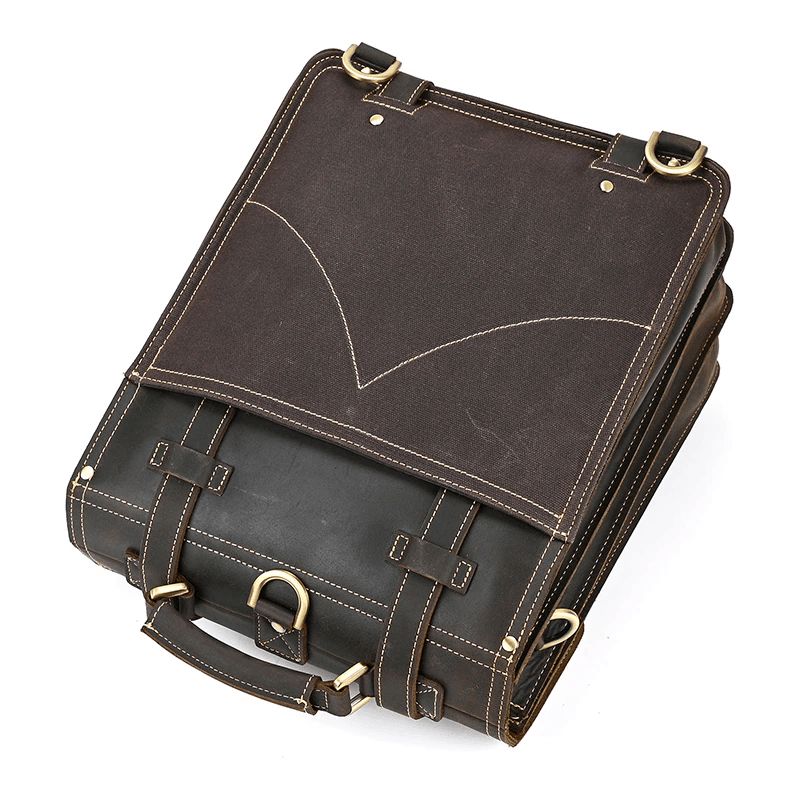 Luggage & Bags - Backpacks Vintage Designer 100% Genuine Leather Backpack Travel Backpack