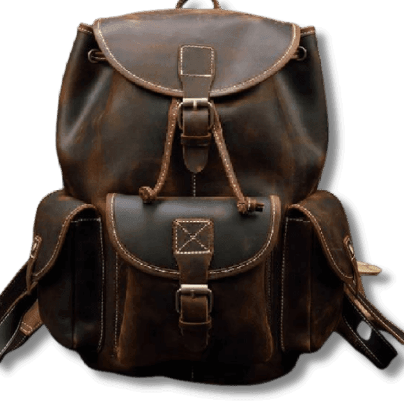 Luggage & Bags - Backpacks Vintage Genuine Leather Backpacks For Men And Women - Light...