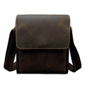 Vintage Genuine Leather Men’s Shoulder Sling Crossbody Bag