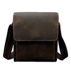 Vintage Genuine Leather Men’s Shoulder Sling Crossbody Bag