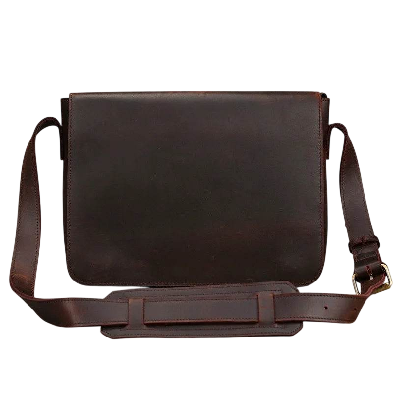 Vintage Genuine Leather Men’s Shoulder Sling Crossbody Bag