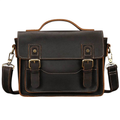 Vintage Genuine Leather Men’s Shoulder Sling Crossbody Bag