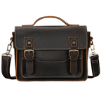 Vintage Genuine Leather Men’s Shoulder Sling Crossbody Bag