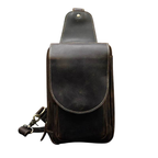 Vintage Leather Chest Bag for Travel - Unisex Style