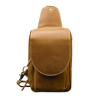 Vintage Leather Chest Bag for Travel - Unisex Style