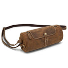 Vintage leather crossbody bag with adjustable strap and classic design for everyday use