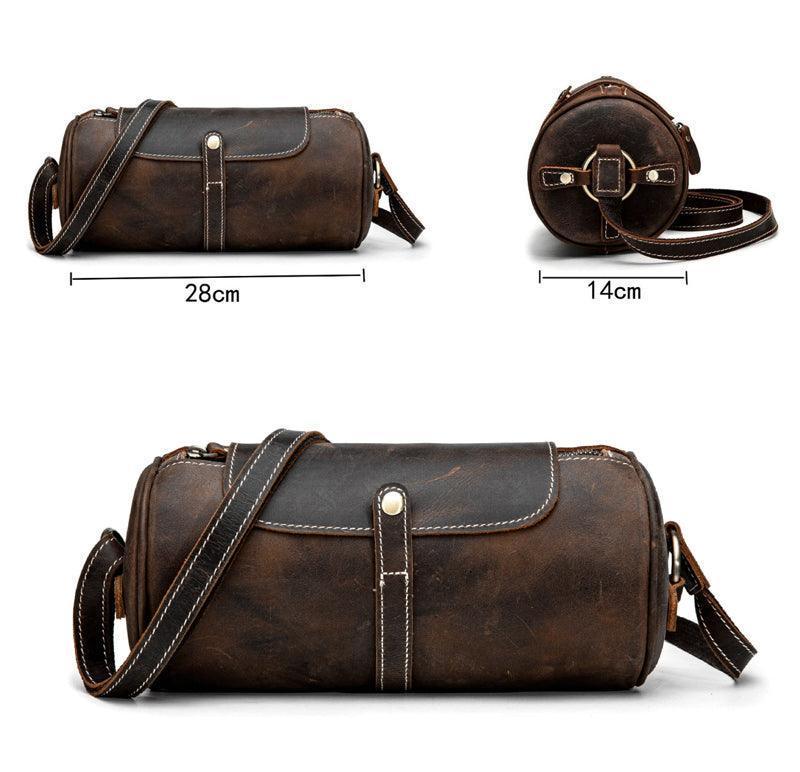 Luggage & Bags - Shoulder/Messenger Bags Vintage Leather Crossbody Womens Small Handbag