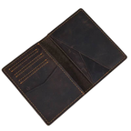 Vintage Leather Driver License Slim Wallet Men & Women Card
