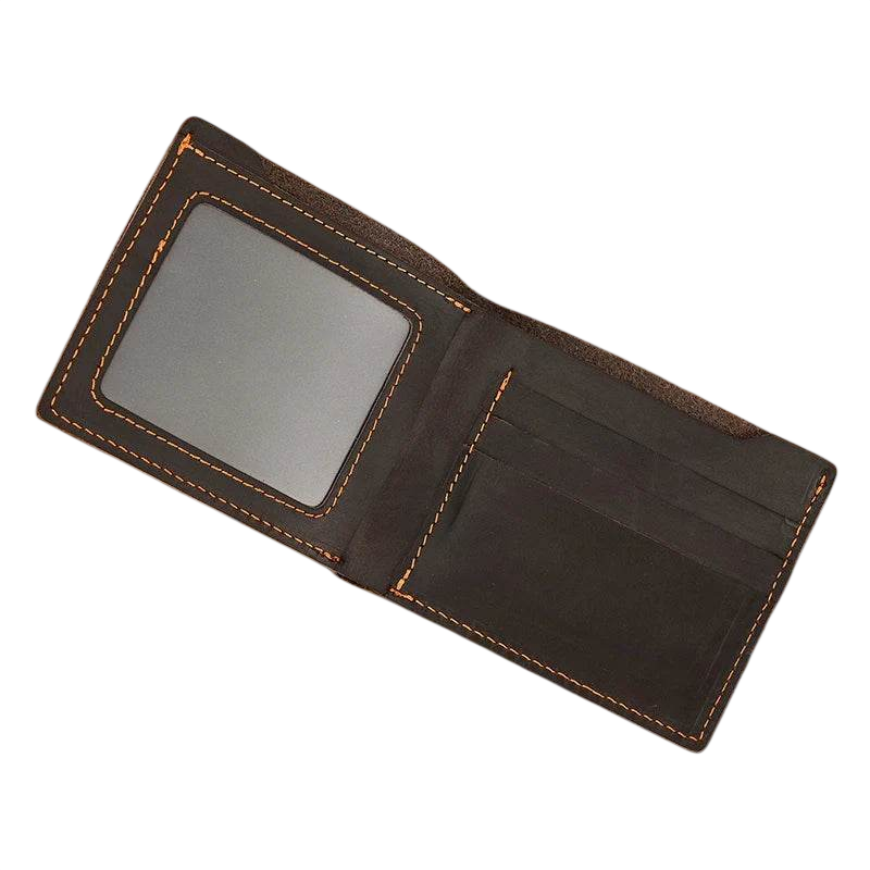 Cartera Delgada de Cuero Vintage para Carné de Conducir, para Hombre y Mujer
