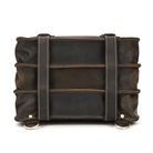 Durable vintage leather travel backpack with sturdy straps and a spacious compartment for all your adventures