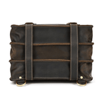 Durable vintage leather travel backpack with sturdy straps and a spacious compartment for all your adventures