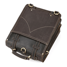 Vintage leather travel backpack with stylish details and durable straps for all your adventures
