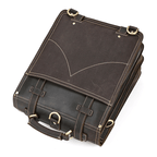 Vintage leather travel backpack with stylish details and durable straps for all your adventures