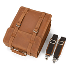 Vintage leather travel backpack with adjustable straps and stylish hardware for adventurous trips