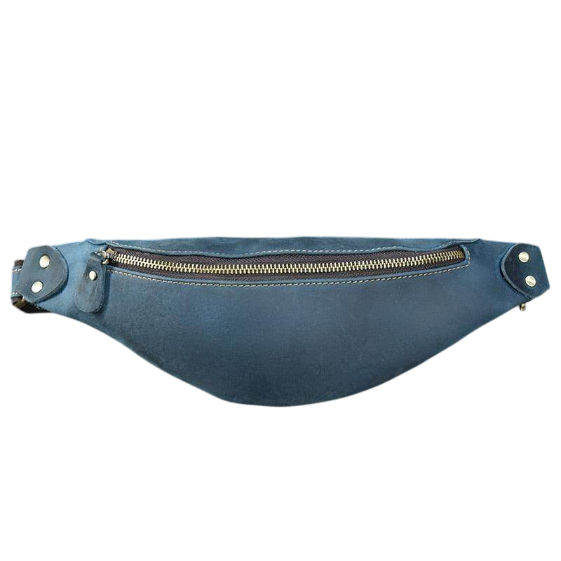 VacationGrabs Vintage Leather Waist Bag for Travel
