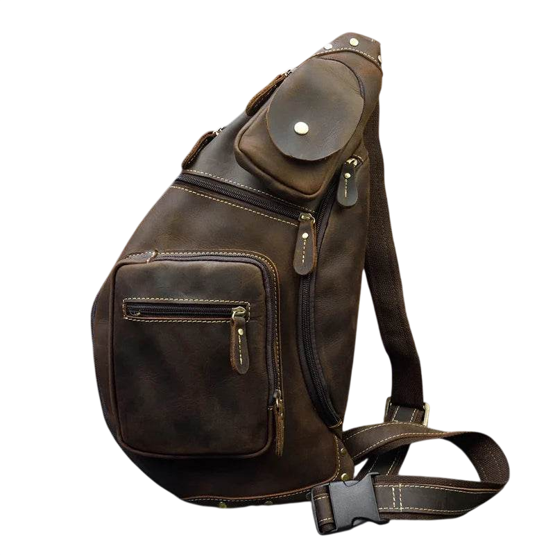 VacationGrabs Vintage Style Sling Bag for Men
