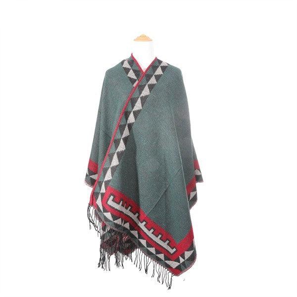 Women's Coats & Jackets Vintage Tribal Poncho
