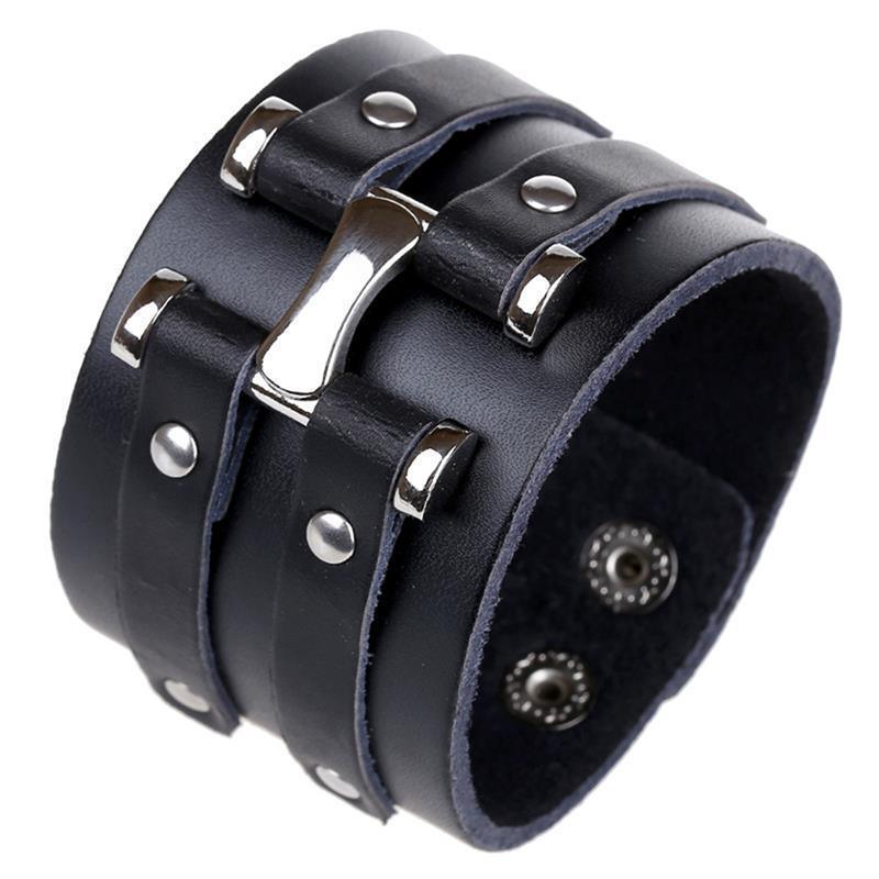 Men's Jewelry - Wristbands Vintage Wide Cuff Mens Bracelets Punk Hip Hop Wristbands