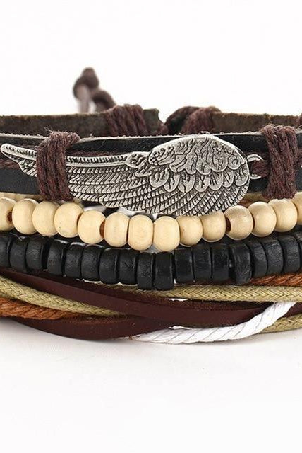 Men's Jewelry - Wristbands Vintage Wing Wristbands Bracelet For Punk Arm Bands