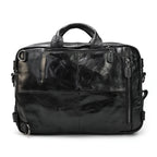 High Quality Leather Professional Bag 3 Ways to Use . Leather business briefcase with top handles and removable shoulder strap