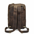 High Quality Leather Professional Bag 3 Ways to Use . Distressed brown leather convertible backpack with adjustable straps
