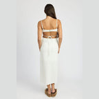 Waffle Knit Midi Dress - VacationGrabs