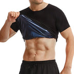 Men's waist corset trainer, black, flexible material for workouts