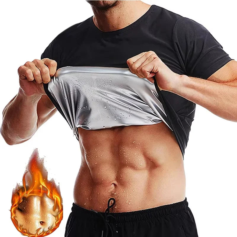 Men's waist corset trainer, sweat-enhancing material for fitness