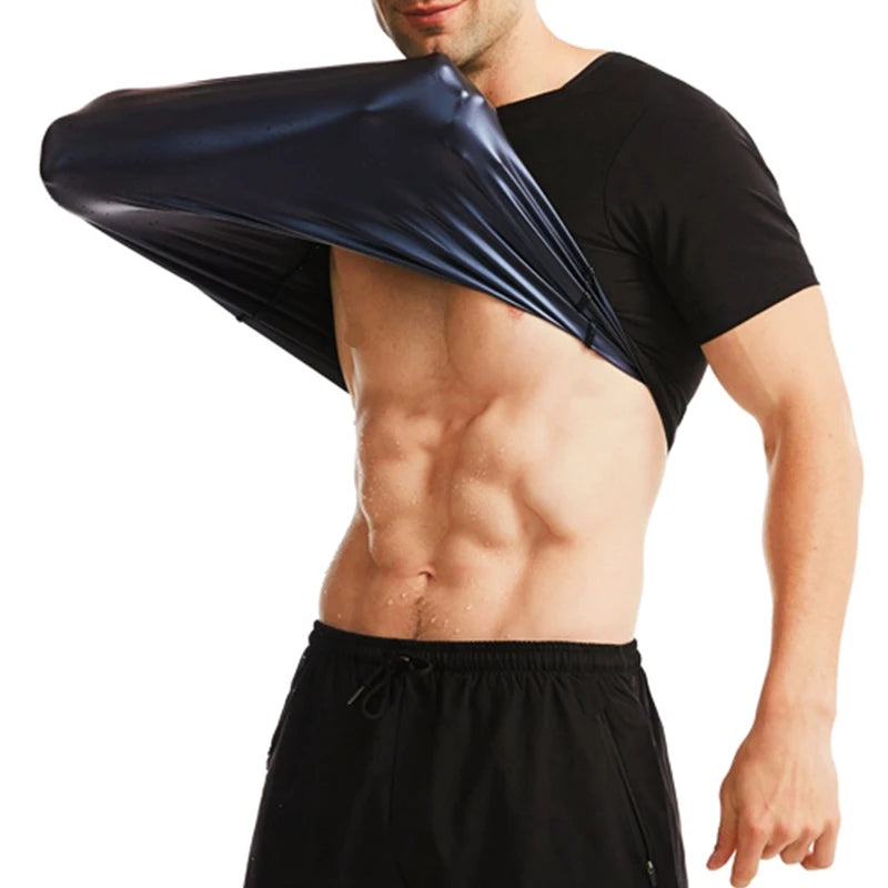 Men's black waist corset trainer for body shaping and support