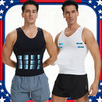 Men's waist corset trainer, breathable fabric for shaping support