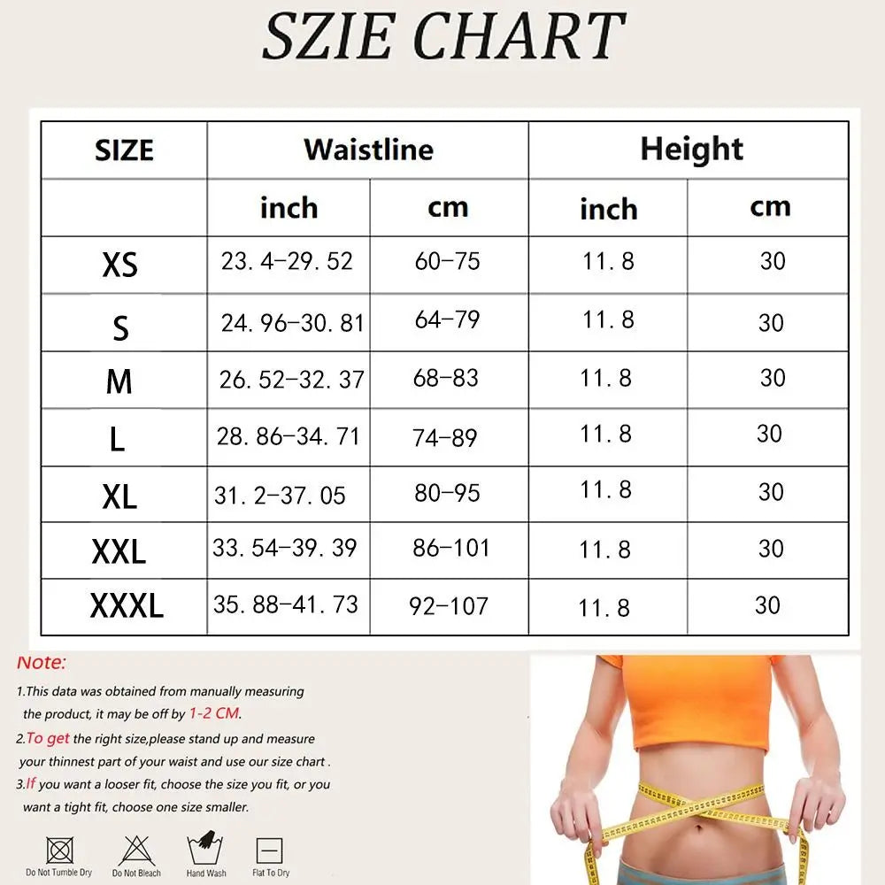 Waist corset trainer size chart for accurate fitting and comfortable wear