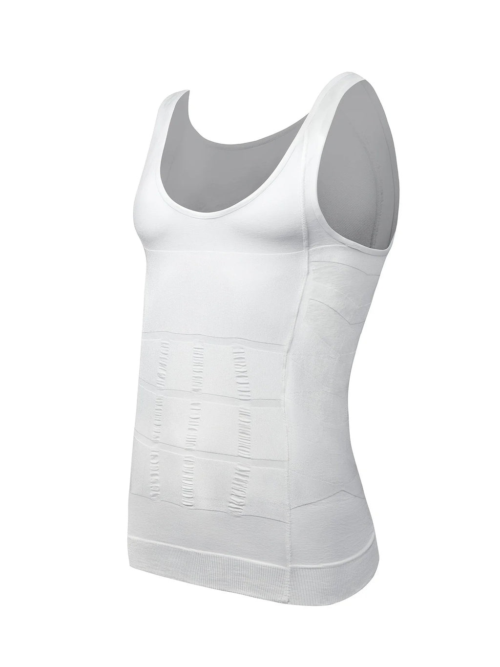 Men's white waist corset trainer made of breathable material