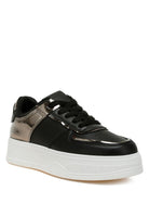 Rag Company black sneakers, stylish walking shoes for sightseeing tours