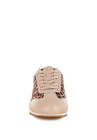 Women's leopard print sneakers, perfect walking shoes for sightseeing tours