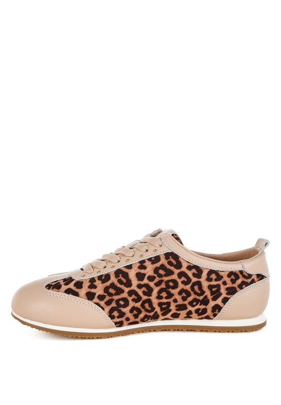 women's leopard print sneakers, perfect walking shoes for sightseeing tours