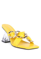 Women's Shoes - Heels Wandy Clear Heel Chain Detail Sandals