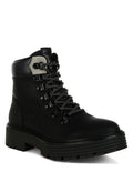 Rag Company Women's Ankle Boots in Black, perfect warm winter boots for travel with durable design.
